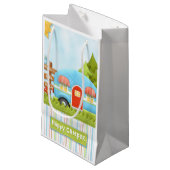 ご機嫌な人-あなたへの幸せな道ギフトバッグ スモールペーパーバッグ (正面アングル)