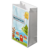 ご機嫌な人-あなたへの幸せな道ギフトバッグ スモールペーパーバッグ (裏面アングル)