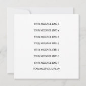 ご機嫌な人….! 招待状 (裏面)