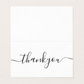 ご注モダン文の挿入に対し、お礼申し上げます 名刺 (外部フラット)