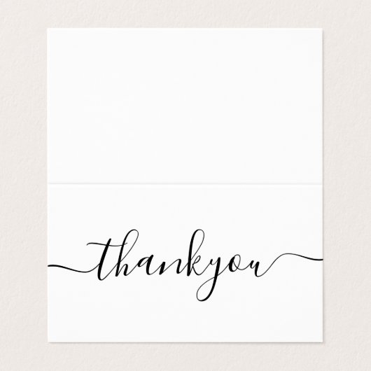 ご注モダン文の挿入に対し、お礼申し上げます 名刺 (外部フラット)