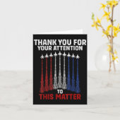 ご注意いただきありがとう、面白い カード (黄色い花)