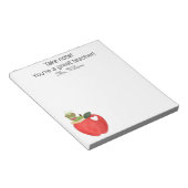 ご注意ください素晴らし先生,先生評価 ノートパッド (アングル)