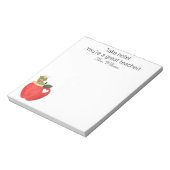 ご注意ください素晴らし先生,先生評価 ノートパッド (回転)