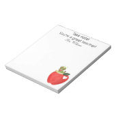 ご注意ください素晴らし先生,先生評価 ノートパッド (回転)