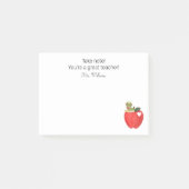 ご注意ください素晴らし先生,先生評価 ポストイット (正面)