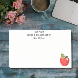 ご注意ください素晴らし先生,先生評価 ポストイット