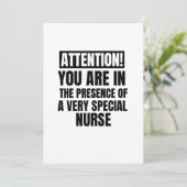 ご注意は非常に特別なものです 案内状 (スタンド正面)