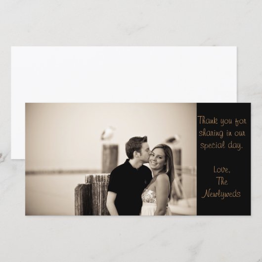 ご注意 サンキューカード (正面/裏面)