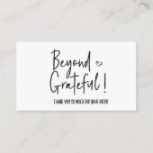 ご注文ありがとうございますスモールブランディング 名刺 (正面)