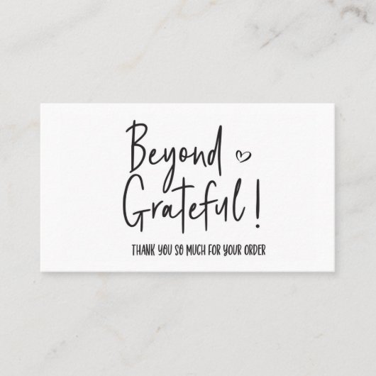 ご注文ありがとうございますスモールブランディング 名刺 (正面)