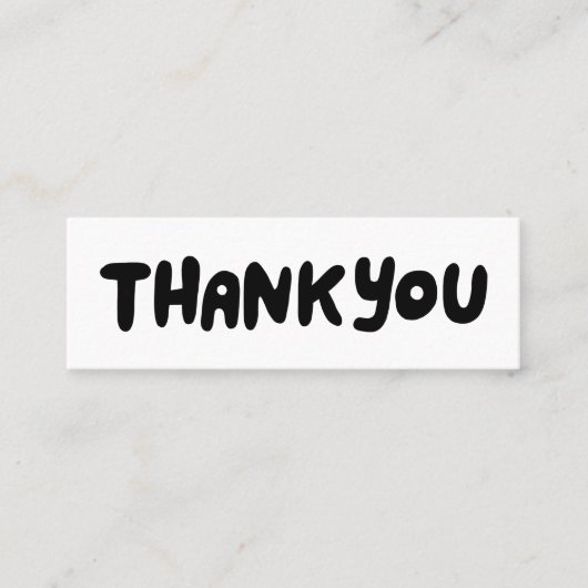 ご注文ありがとうございますソーシャルメディアのアイコンChic スキニー名刺 (正面)