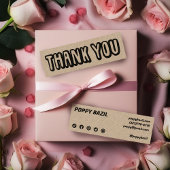 ご注文ありがとうございますソーシャルメディアのアイコンKraft スキニー名刺