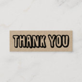 ご注文ありがとうございますソーシャルメディアのアイコンKraft スキニー名刺 (正面)