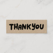 ご注文ありがとうございますソーシャルメディアのアイコンKraft スキニー名刺 (正面)