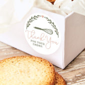 ご注文ありがとうございますベーカリーウィスク&リース ラウンドシール