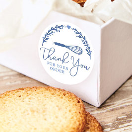 ご注文ありがとうございますベーカリーウィスク&リース ラウンドシール