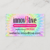 ご注文ありがとうございます絞り染めポーカード 名刺 (裏面)