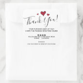 ご注文ありがとうございます購入した日 スクエアシール (バッグ)