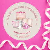 ご注文ありがとうございます お菓子屋さん ラウンドシール