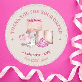 ご注文ありがとうございます お菓子屋さん ラウンドシール