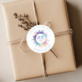 「ご注文ありがとうございます」カラフルカスタムSun ラウンドシール