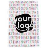 ご注文ありがとうございます カラフル シンプル モダン ミディアムペーパーバッグ (正面)