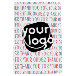 ご注文ありがとうございます カラフル シンプル モダン ミディアムペーパーバッグ