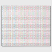 ご注文ありがとうございます カラフル シンプル モダン ラッピングペーパー (フラット)