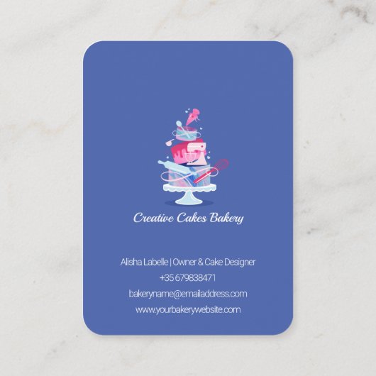 ご注文ありがとうございます | ケーキショップベーカリー エンクロージャーカード (裏面)