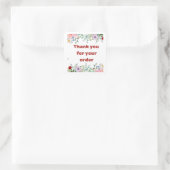 ご注文ありがとうございます スクエアシール (バッグ)