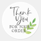 ご注文ありがとうございます ステッカー (正面)