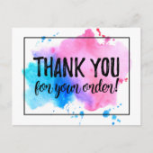 ご注文ありがとうございます ポストカード (正面)