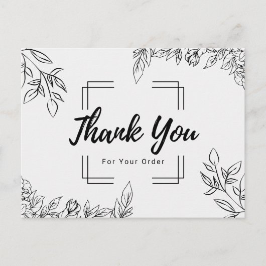 ご注文ありがとうございます ポストカード (正面)