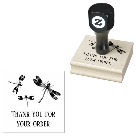 ご注文ありがとうございます ラバースタンプ (押印)