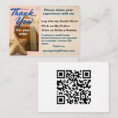 ご注文ありがとうございます 名刺 (正面/裏面)