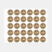 ご注文ありがとうございます、子犬ステッカー。クラシックr ラベル (シート)