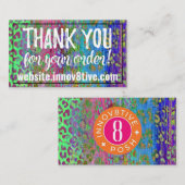 ご注文ありがとうございますInnov8tive Poshカード 名刺 (正面/裏面)