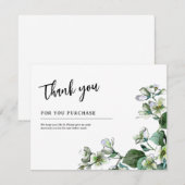 ご注文ありがとうカード, 業務用感謝カード サンキューカード (正面/裏面)