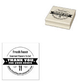 ご注文いただきありがとうございますパーソナライズされた ラバースタンプ (押印)