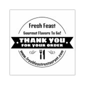 ご注文いただきありがとうございますパーソナライズされた ラバースタンプ (インプリント)