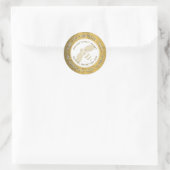 ご注文いただきありがとうございます金ゴールドビー養蜂名 ラウンドシール (バッグ)