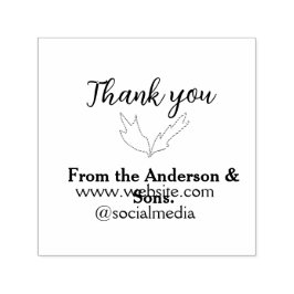 ご注文いただきありがとうございます ウェブサイトの会社名 セルフインキングスタンプ