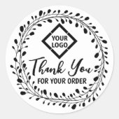 ご注文いただきありがとうございます。 ラウンドシール (正面)