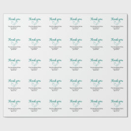 ご注文いただきありがとうございます、リーフウェブサイト会社名 ラッピングペーパー