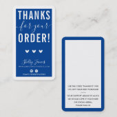 ご注文いただきありがとうござモダンいま王室のす 名刺 (正面/裏面)