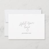 ご注文いただきありがとうご離れ検討ください サンキューカード (裏面)