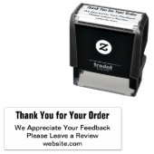 ご注文いただきありがとうご離れ確認下さい セルフインキングスタンプ (インサイチュ)