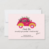 ご注文おもしろいフローラ サンキューカード (正面)