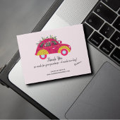 ご注文おもしろいフローラ サンキューカード